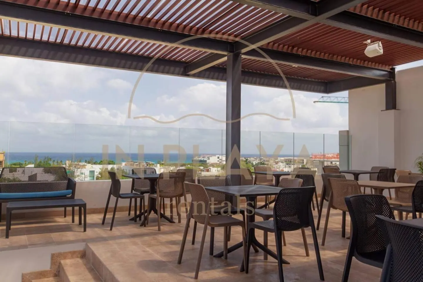 2Br Apartment In Top Floor, High Speed Wifi Ipana Playa del Carmen